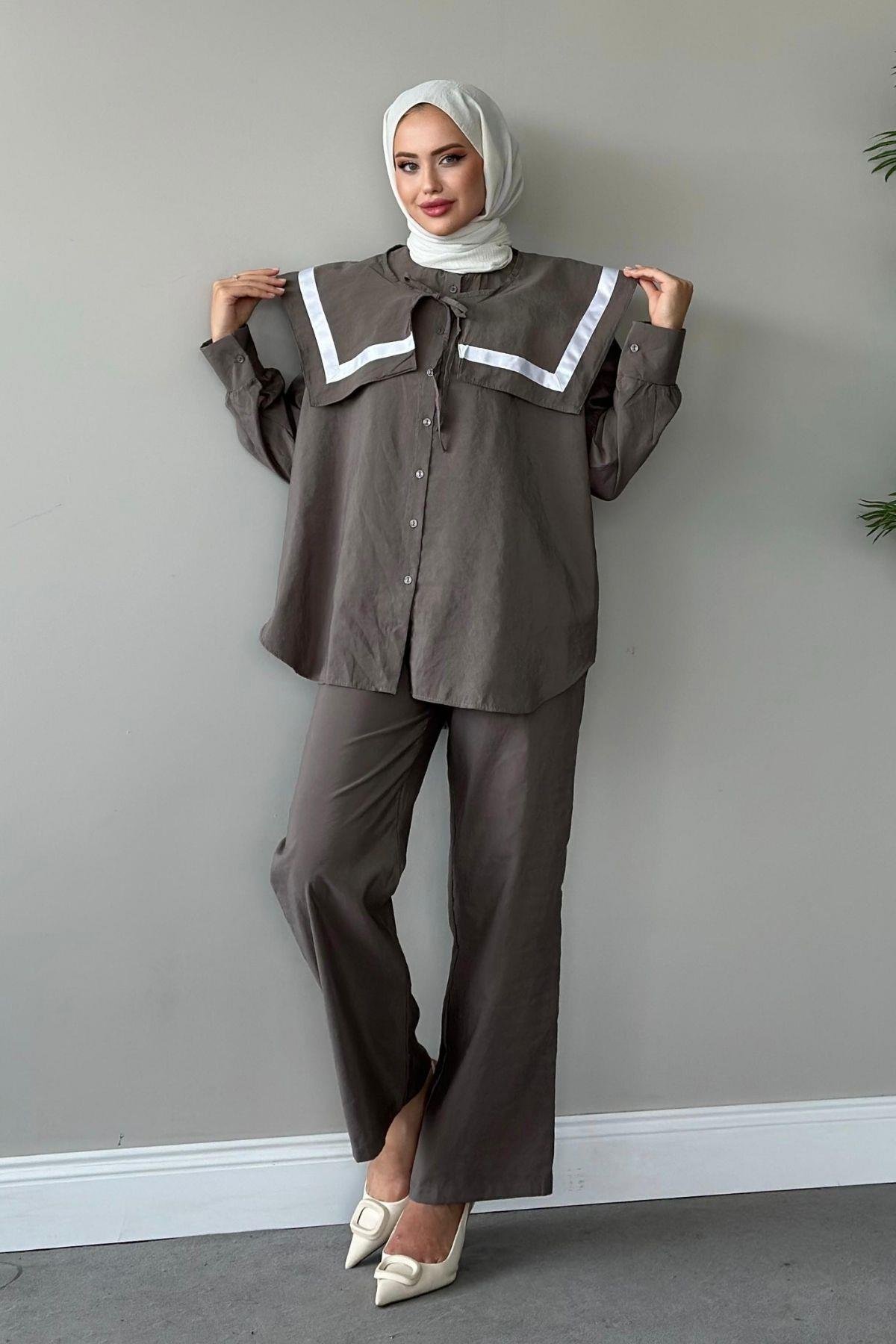 Class Şeritli Bebe Yaka Takım Antrasit, Fiyatları 