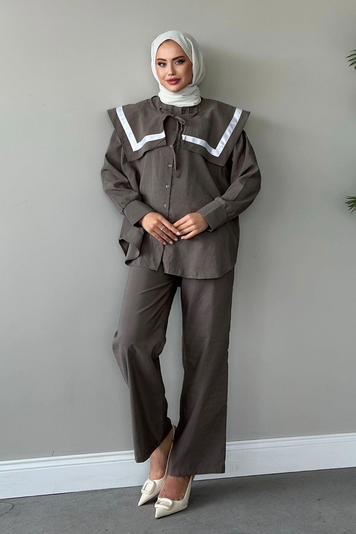 Class Şeritli Bebe Yaka Takım Antrasit, Fiyatları 