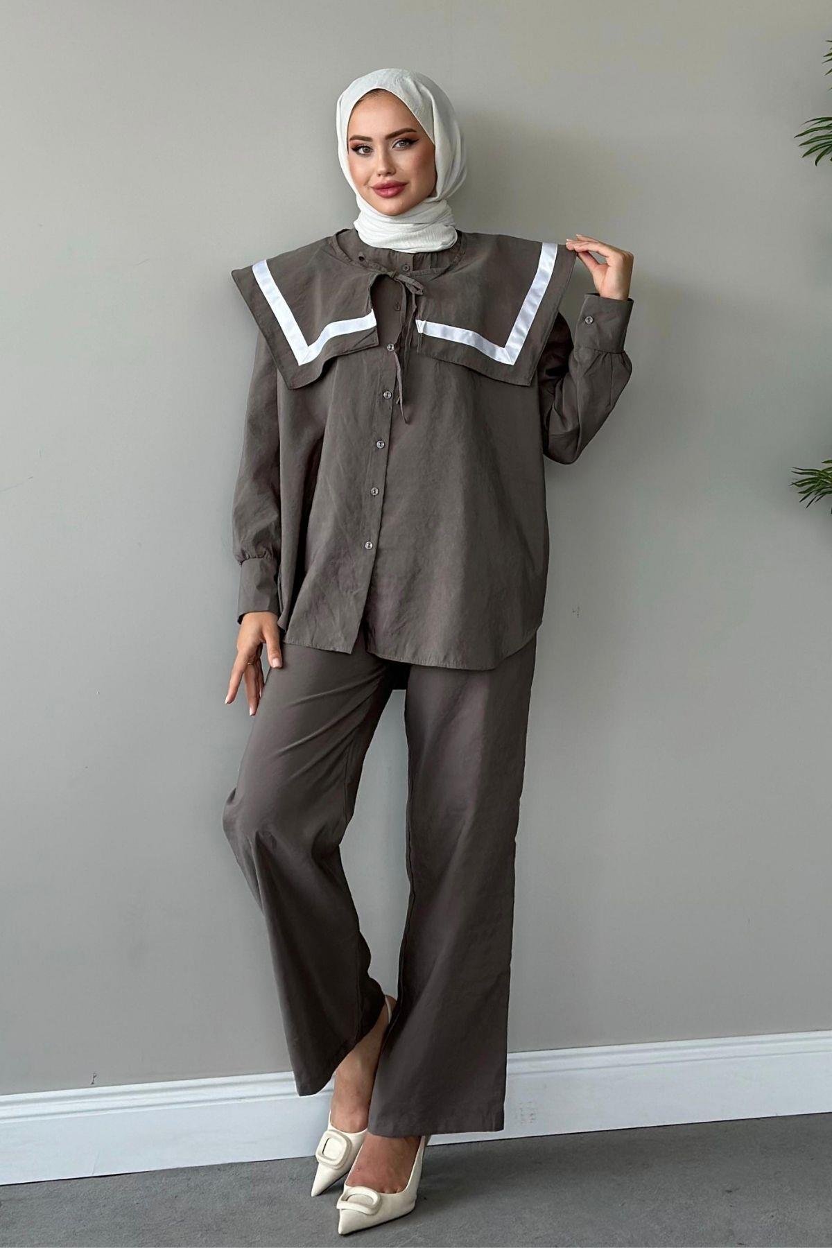 Class Şeritli Bebe Yaka Takım Antrasit, Fiyatları 