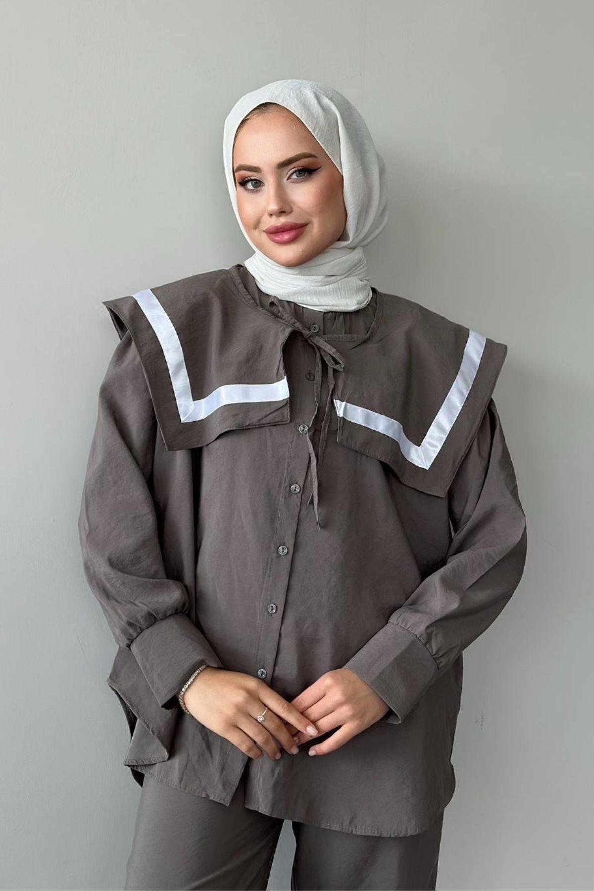 Class Şeritli Bebe Yaka Takım Antrasit, Fiyatları 