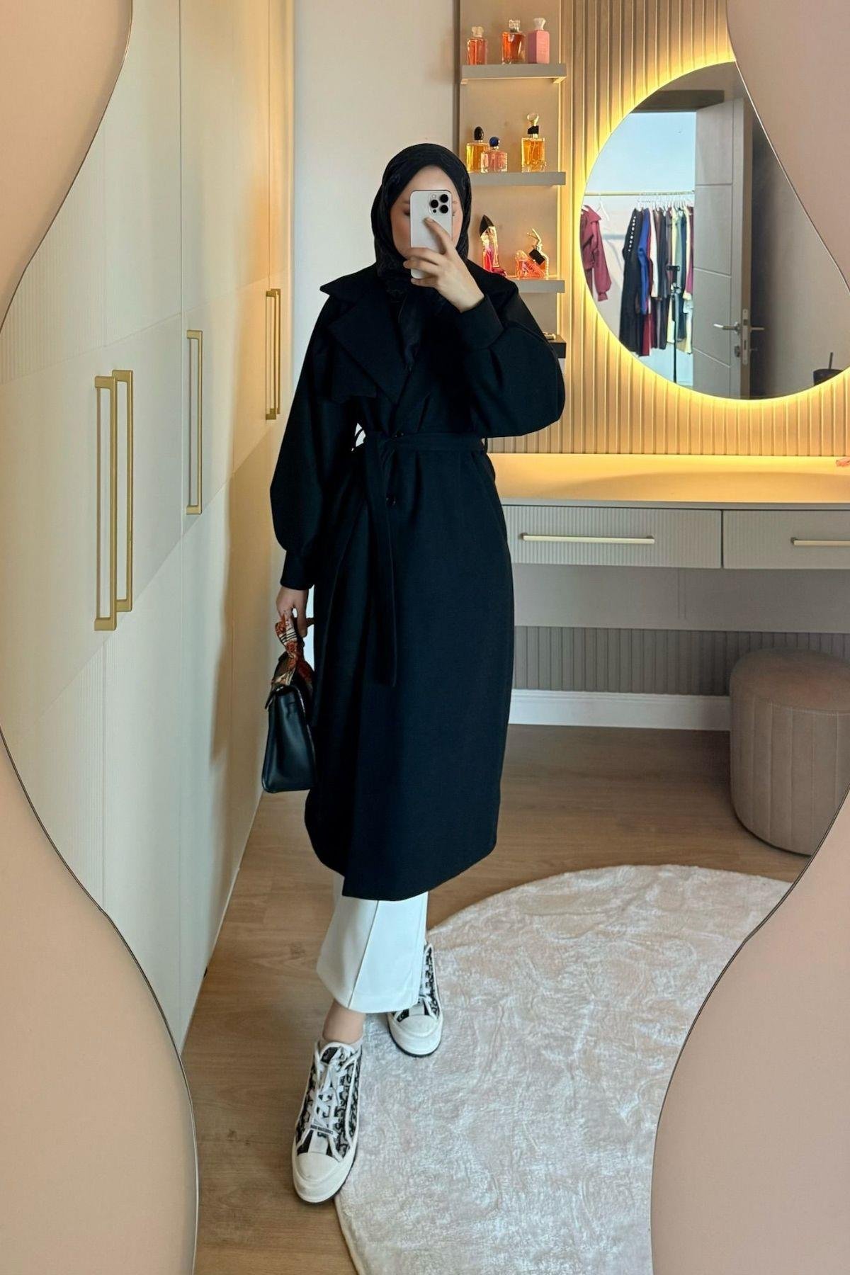 Coco Kaşe Kaban Siyah, Fiyatları 