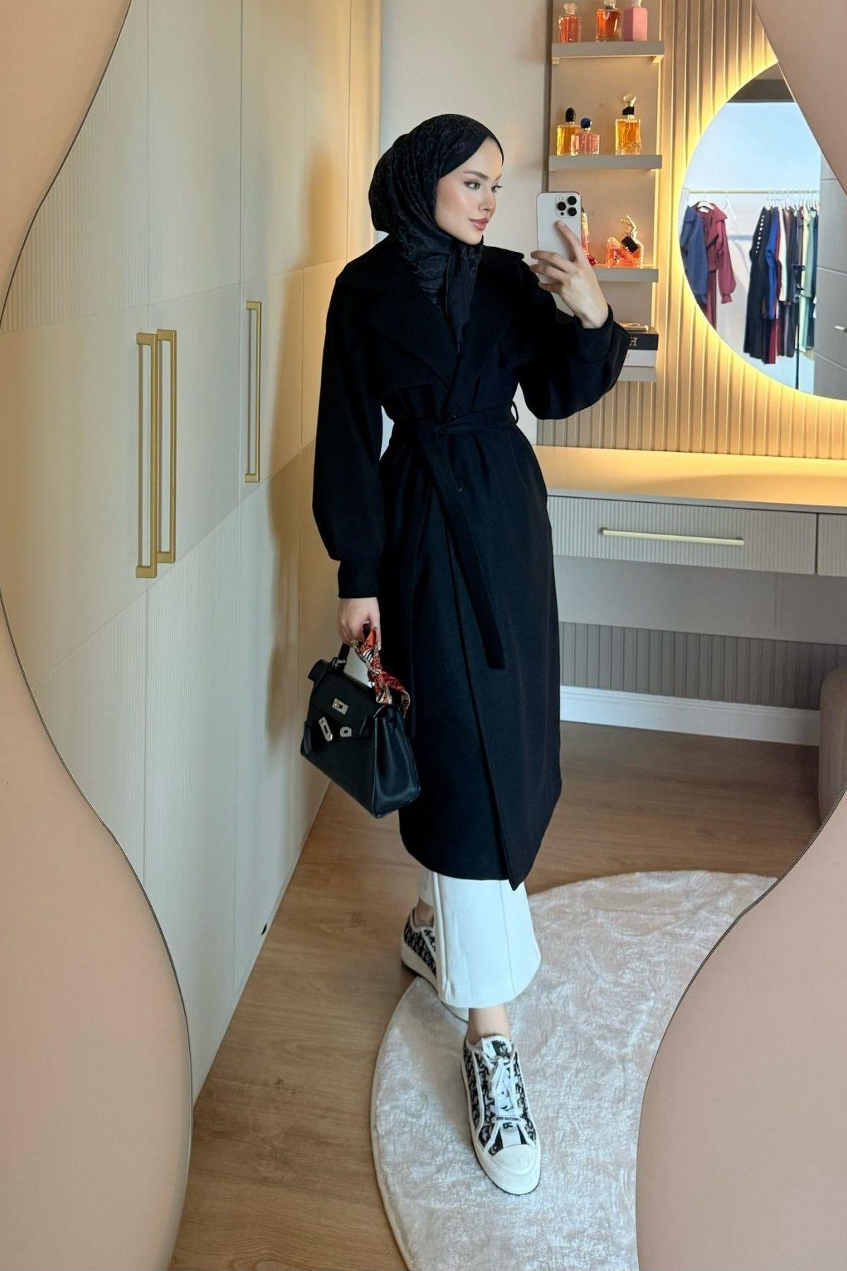 Coco Kaşe Kaban Siyah, Fiyatları 