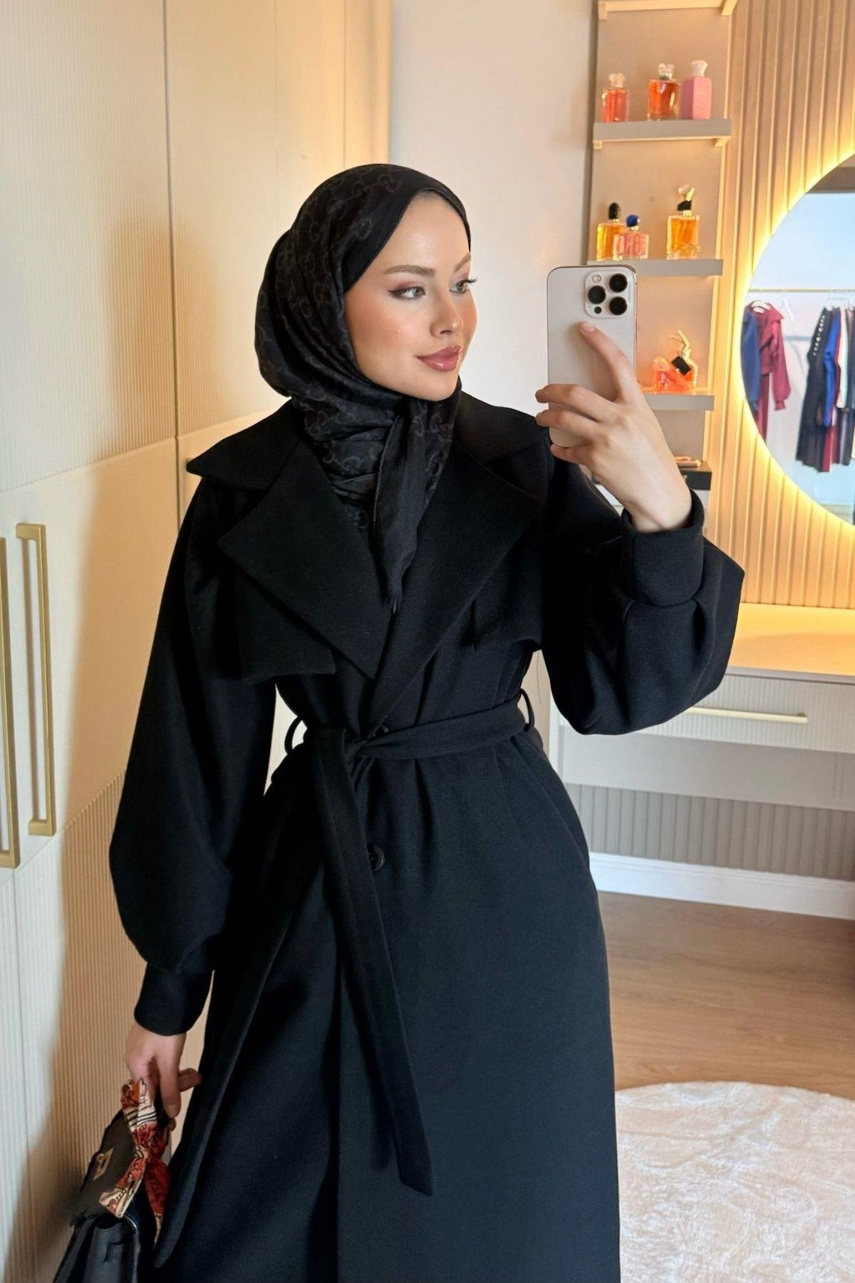 Coco Kaşe Kaban Siyah, Fiyatları 