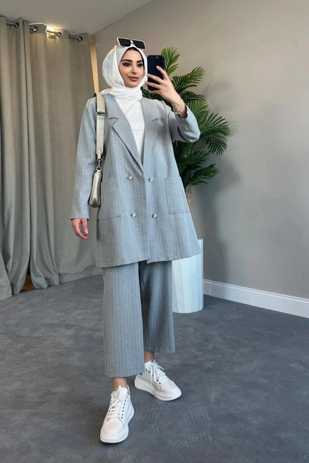 Cristal Ceketli Takım Gri, Fiyatları 