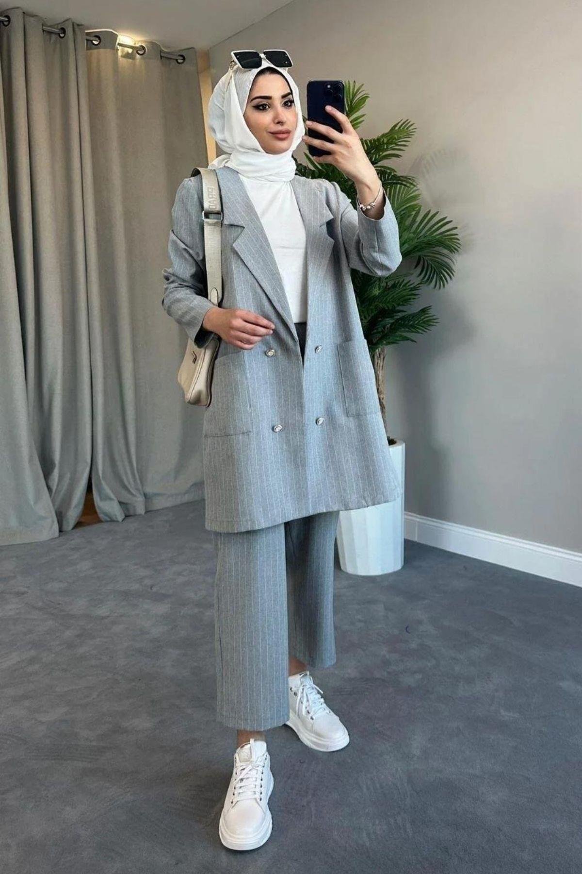 Cristal Ceketli Takım Gri, Fiyatları 