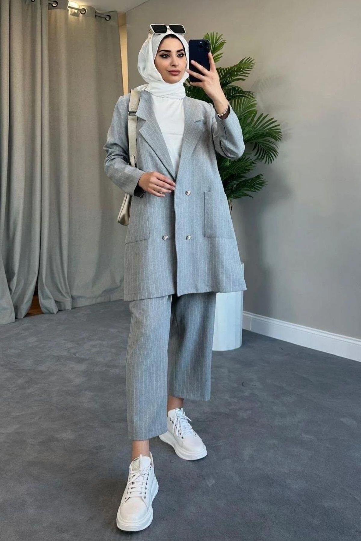 Cristal Ceketli Takım Gri, Fiyatları 