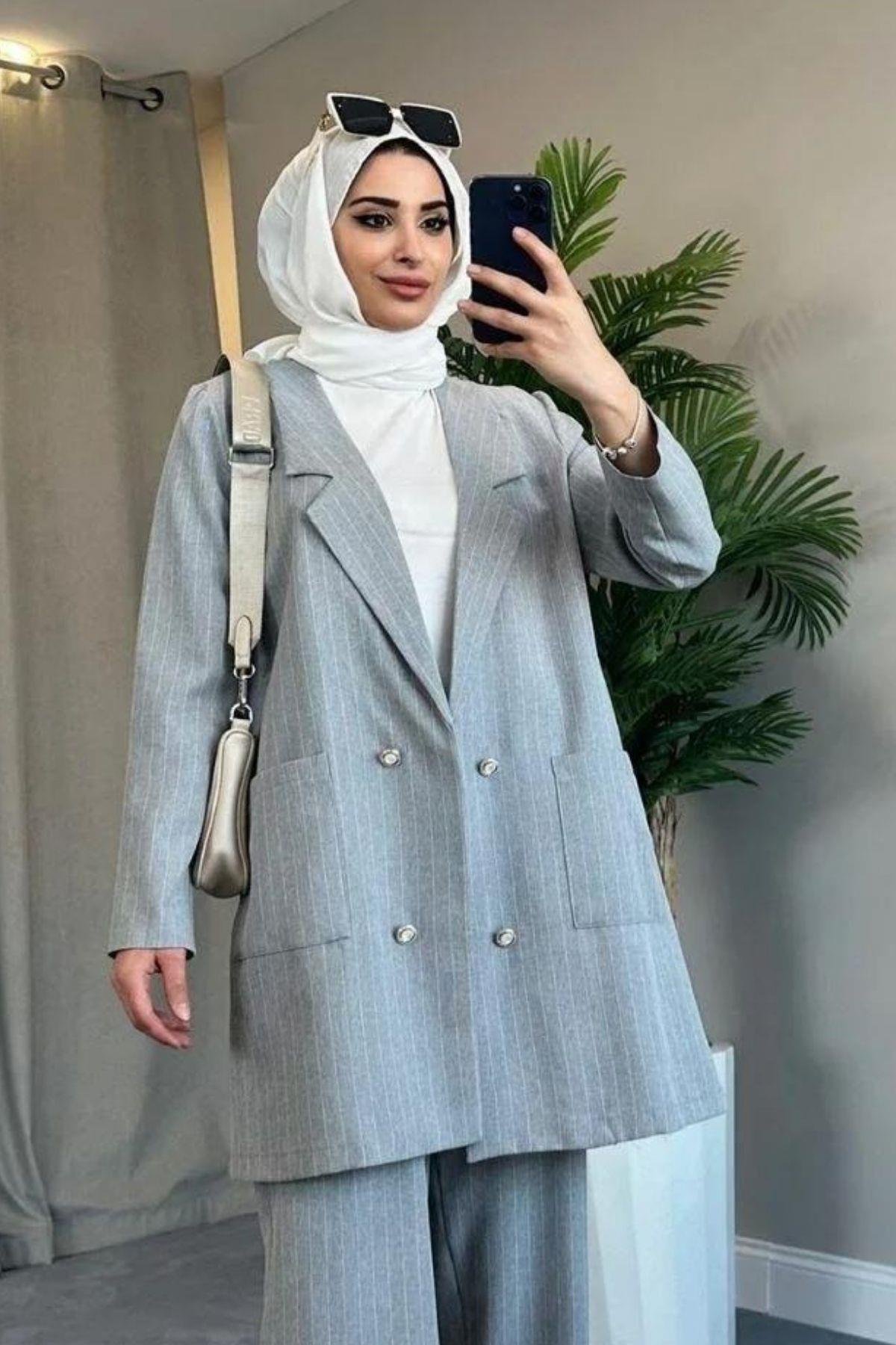 Cristal Ceketli Takım Gri, Fiyatları 