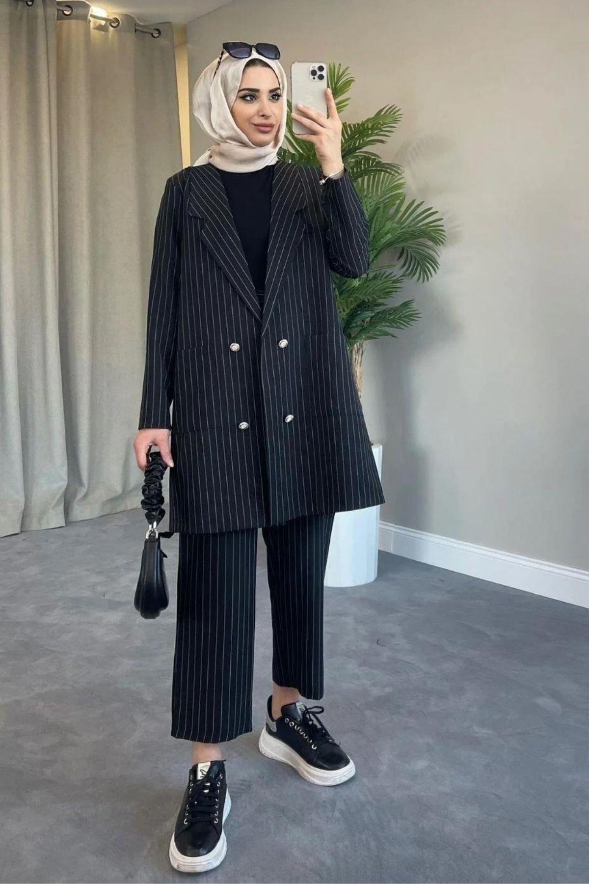 Cristal Ceketli Takım Siyah, Fiyatları 