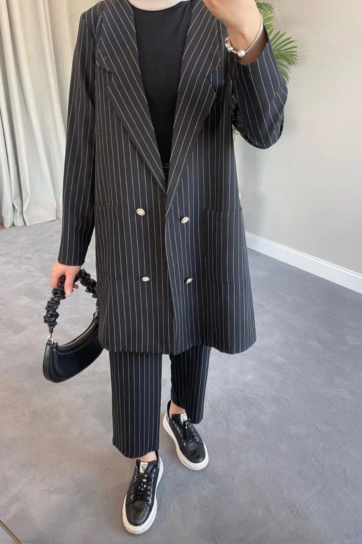 Cristal Ceketli Takım Siyah, Fiyatları 