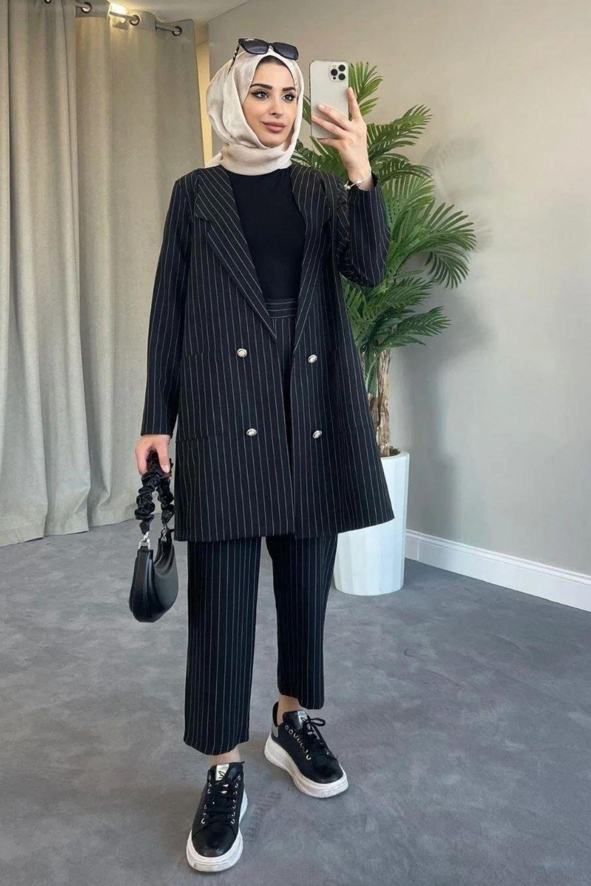 Cristal Ceketli Takım Siyah, Fiyatları 