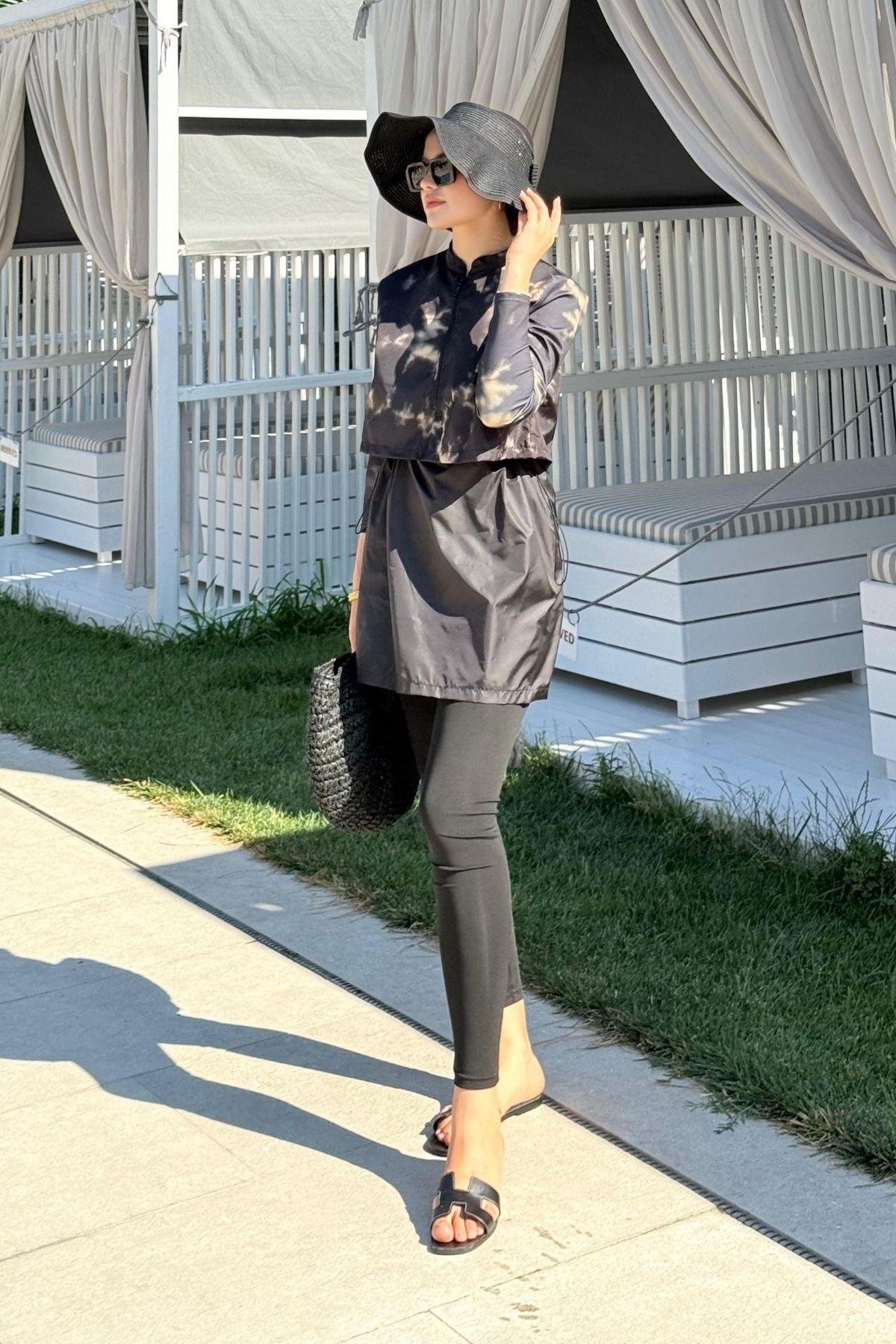 Croplu Haşema Takım Fırça Desen, Fiyatları Croplu Haşema Takım Fırça Desen- Haza Moda 