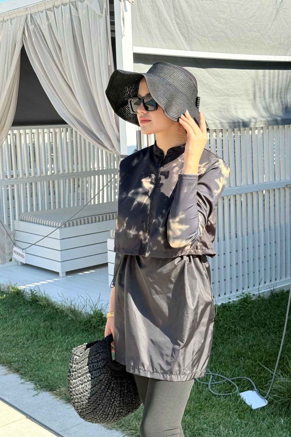 Croplu Haşema Takım Fırça Desen, Fiyatları Croplu Haşema Takım Fırça Desen- Haza Moda 