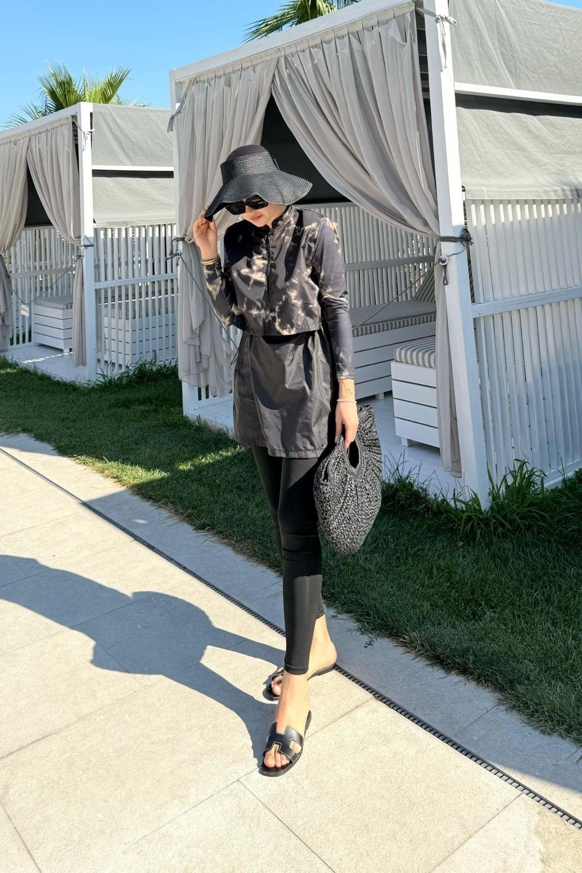 Croplu Haşema Takım Fırça Desen, Fiyatları Croplu Haşema Takım Fırça Desen- Haza Moda 