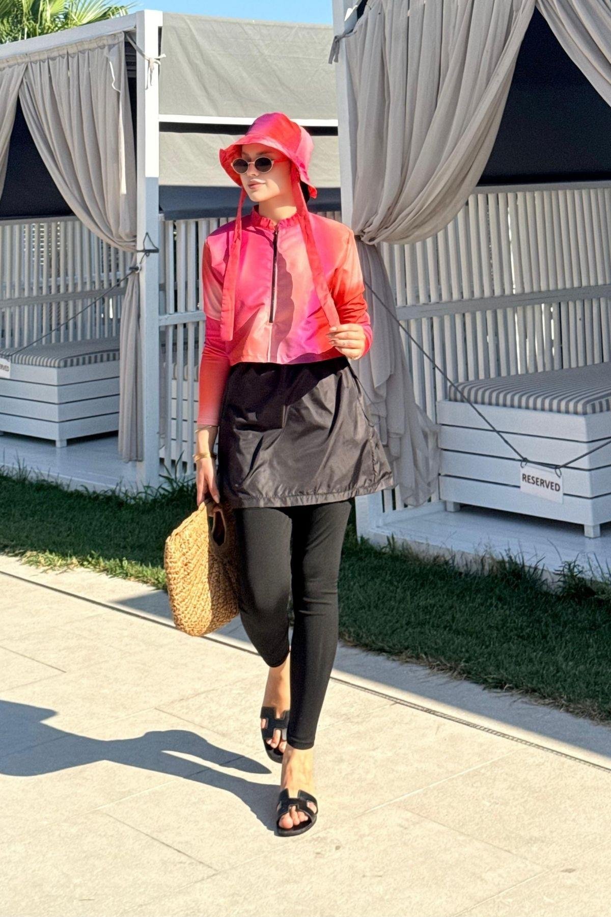 Croplu Haşema Takım Fuşya, Fiyatları Croplu Haşema Takım Fuşya- Haza Moda 