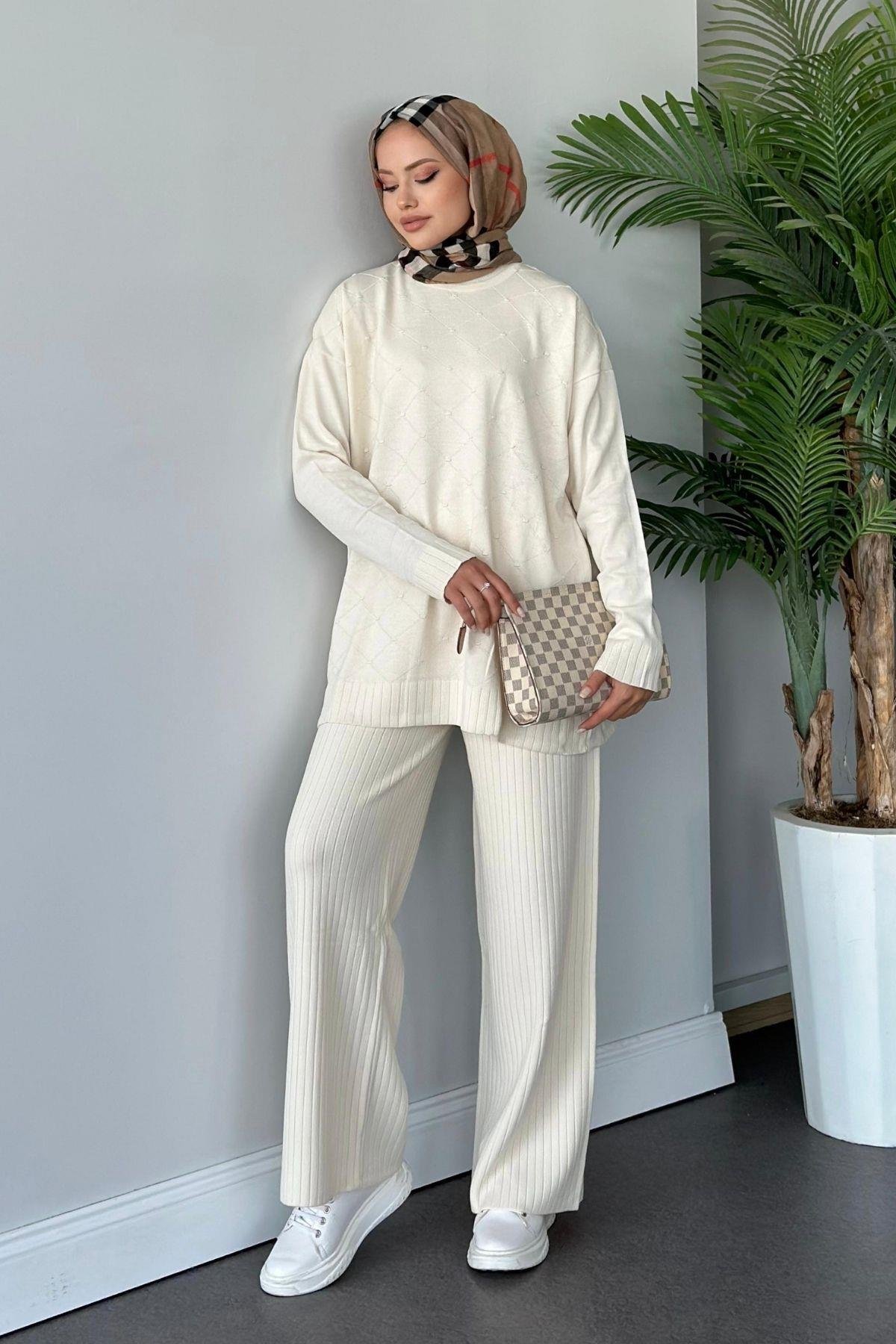 Demet Triko Takım Ekru, Fiyatları 