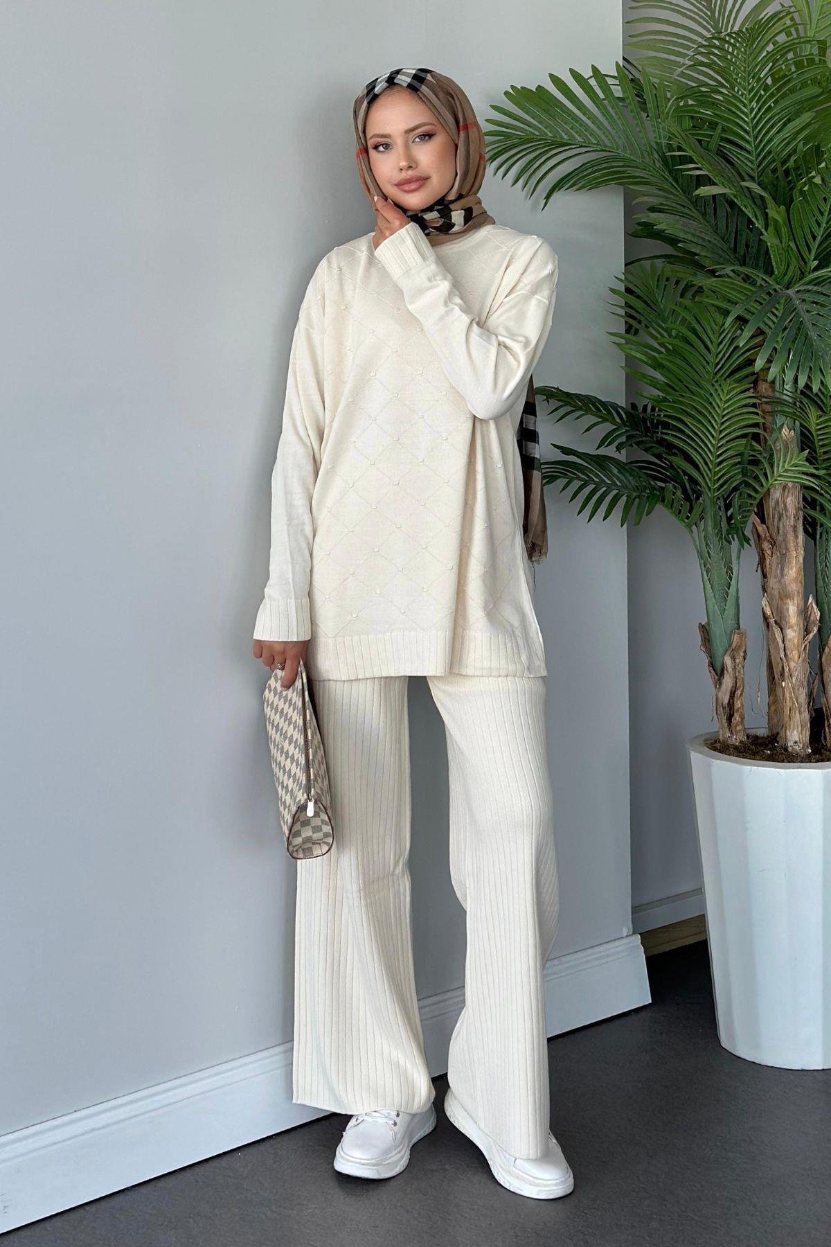 Demet Triko Takım Ekru, Fiyatları 