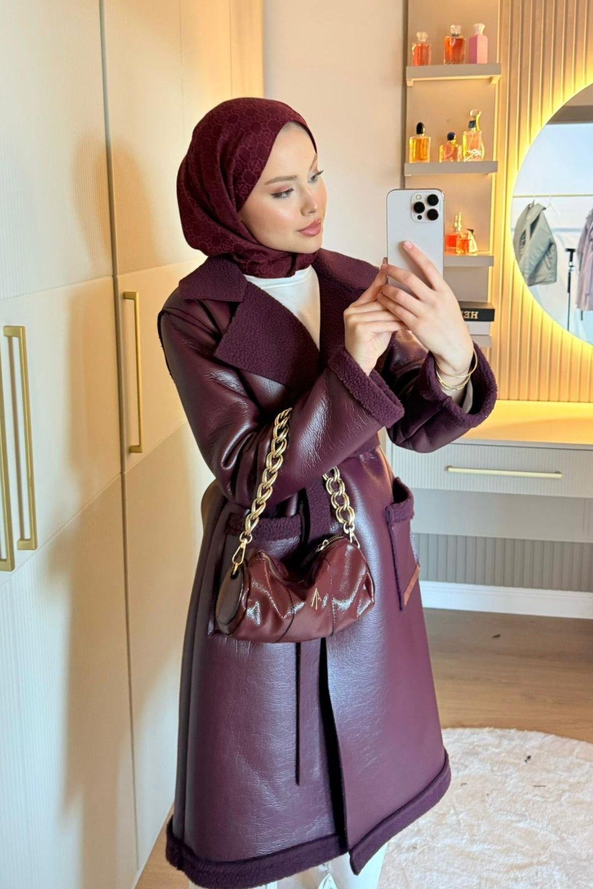 Deri Nubuk Kap Bordo, Fiyatları Deri Nubuk Kap Bordo | Haza Moda