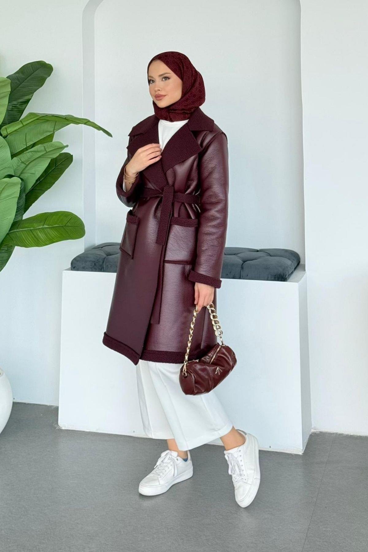 Deri Nubuk Kap Bordo, Fiyatları Deri Nubuk Kap Bordo | Haza Moda