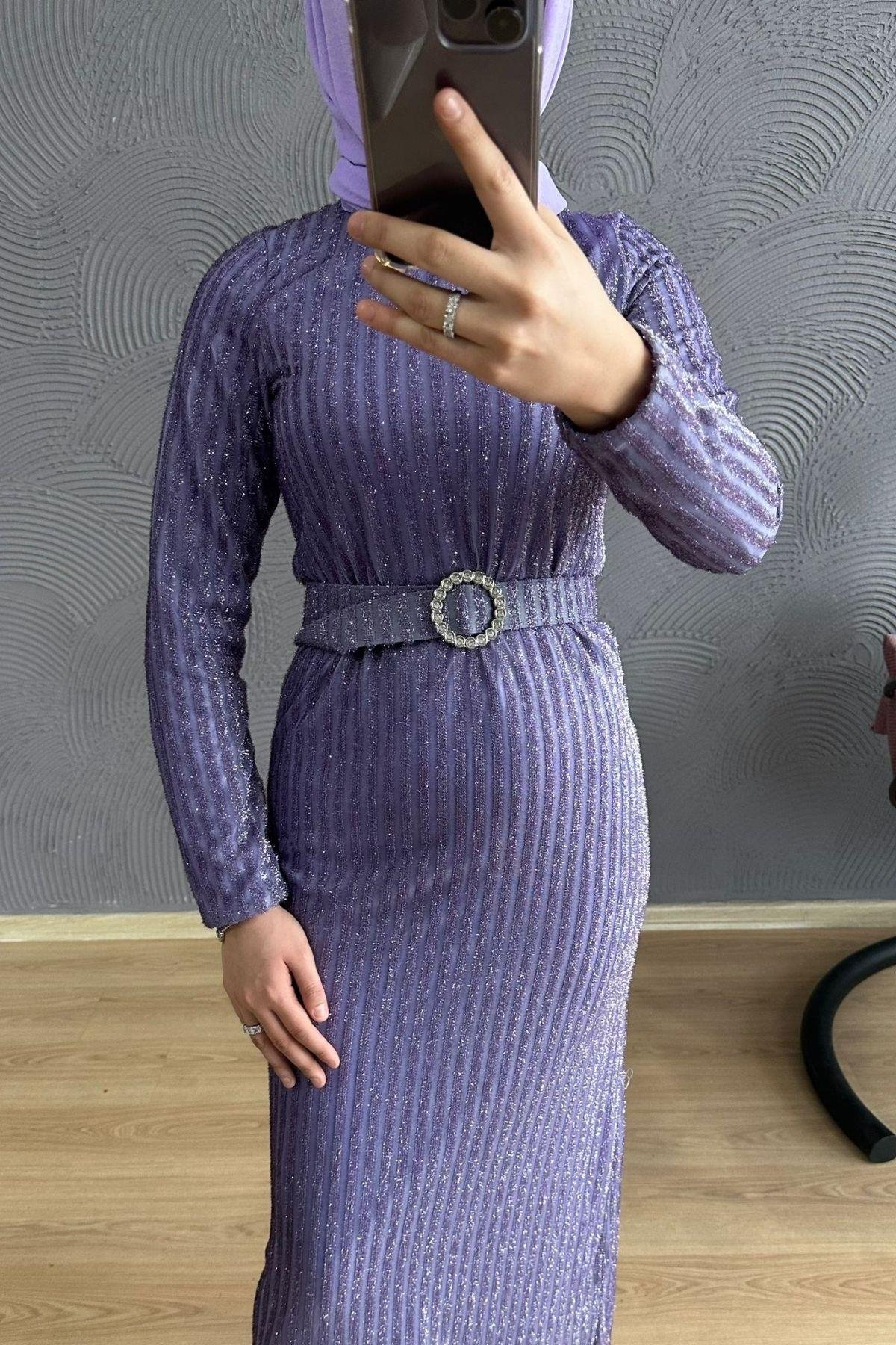 Derin Simli Abiye LİLA, Fiyatları Derin Simli Abiye BORDO – Haza Moda | Tesettür Giyim