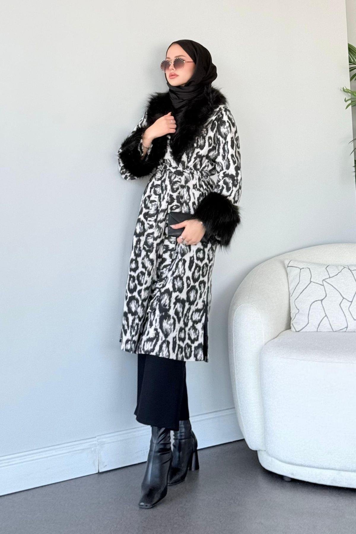 Desen Kürk Kaban Beyaz, Fiyatları 