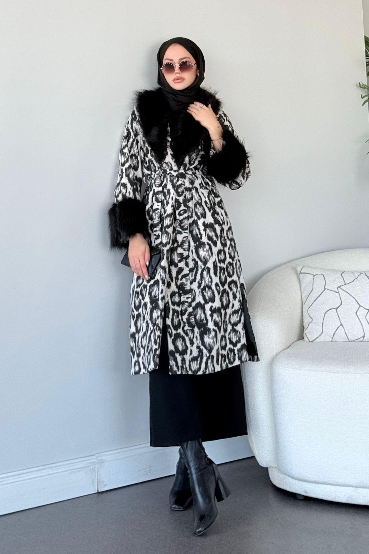 Desen Kürk Kaban Beyaz, Fiyatları 