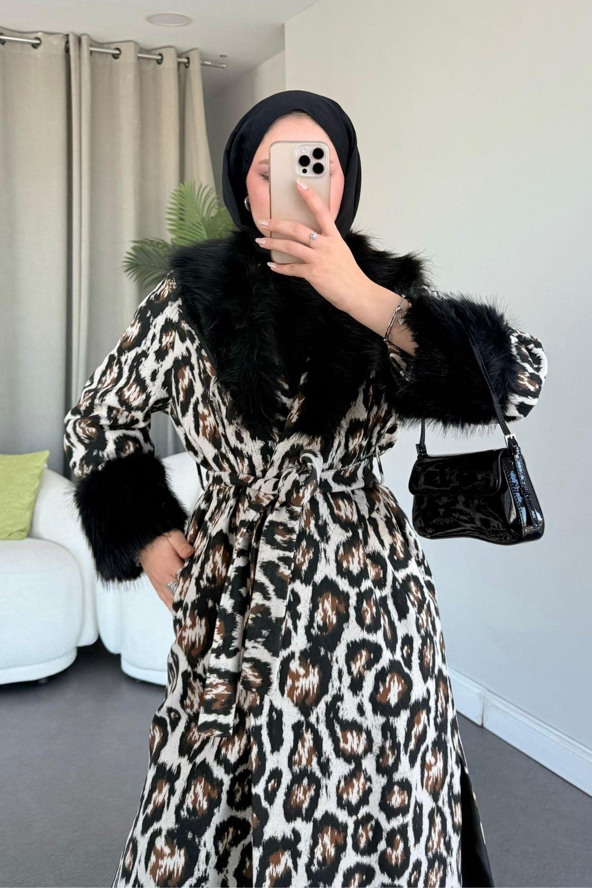 Desen Kürk Kaban Kahve, Fiyatları 