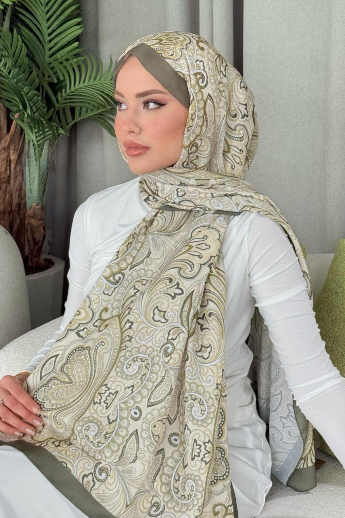 Dijital Soft Desen Şal Mint, Fiyatları 