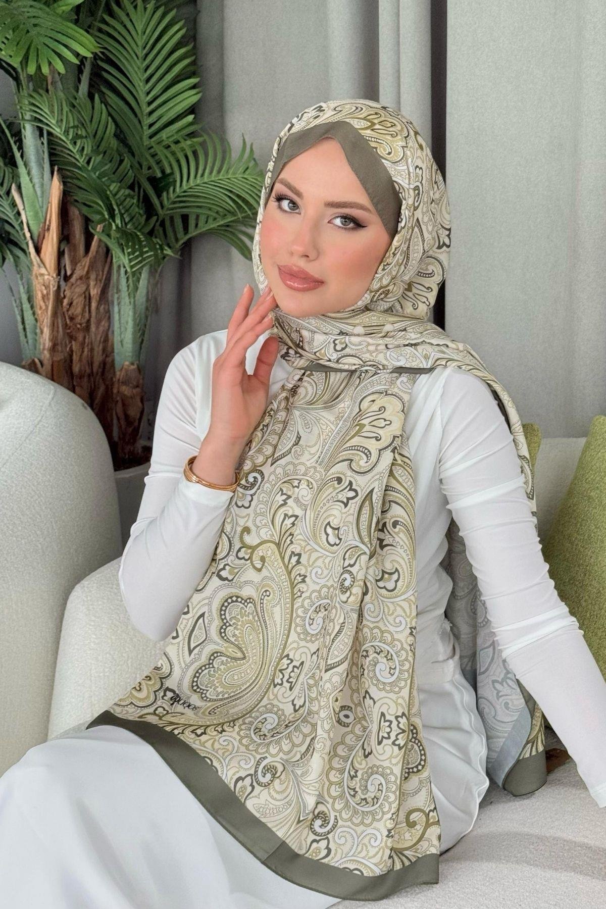 Dijital Soft Desen Şal Mint, Fiyatları 