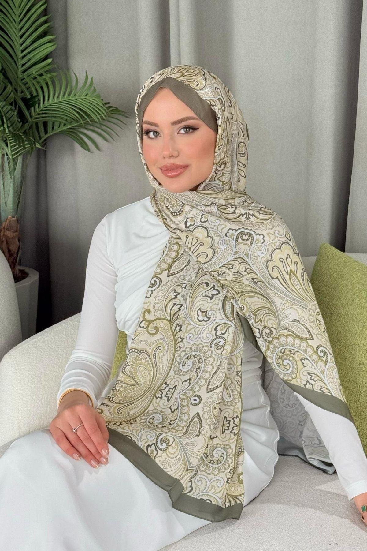 Dijital Soft Desen Şal Mint, Fiyatları 