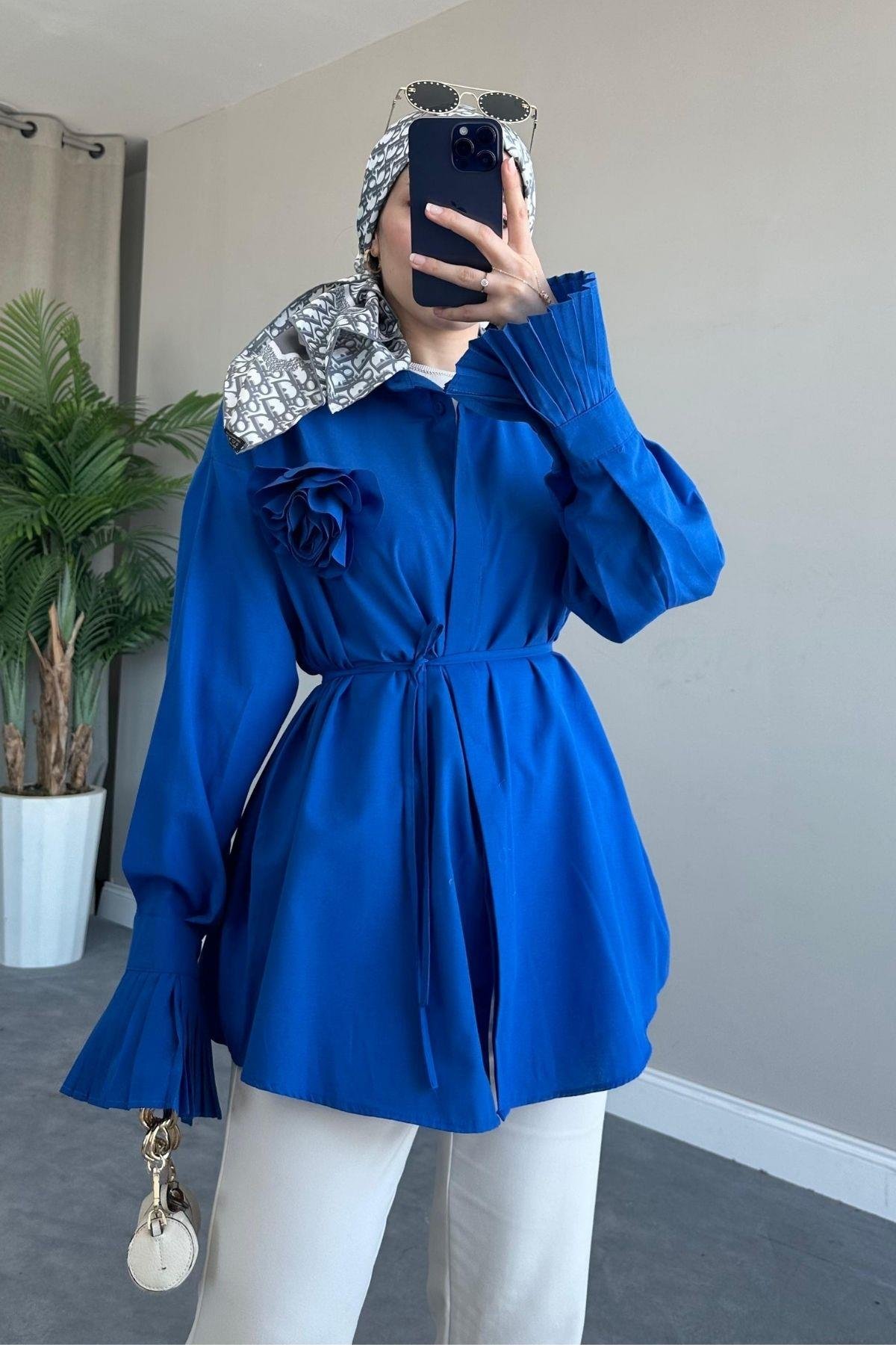 Dilan Güllü Gömlek Saks, Fiyatları 