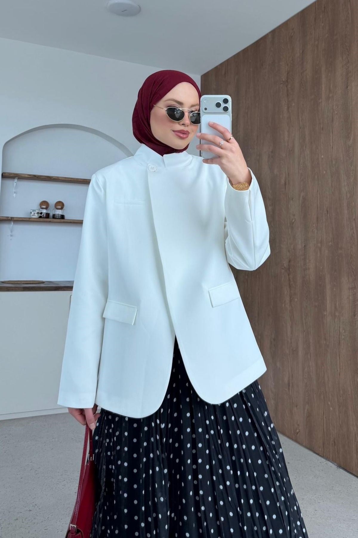 Diva Tek Düğmeli Ceket Beyaz, Fiyatları 