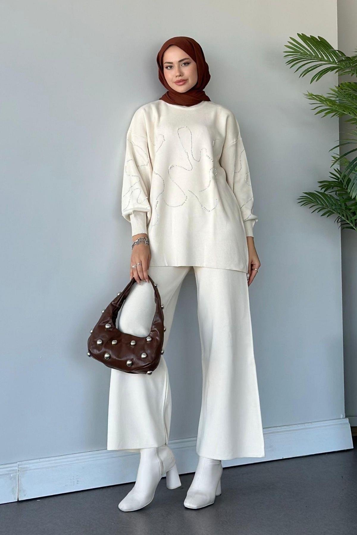 Dolins Triko Takım Ekru, Fiyatları 