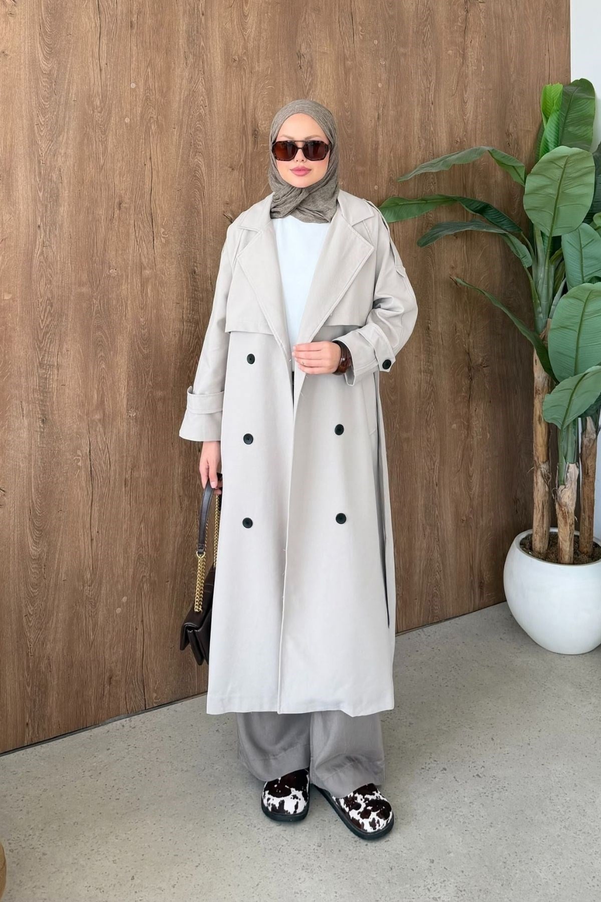Dubai Trençkot Bej, Fiyatları Dubai Trençkot Bej| Haza Moda