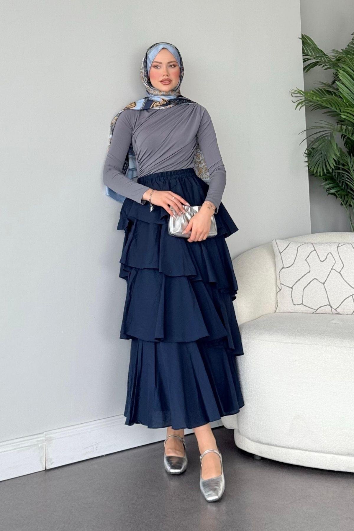 Duha Kat Kat Etek Lacivert, Fiyatları 