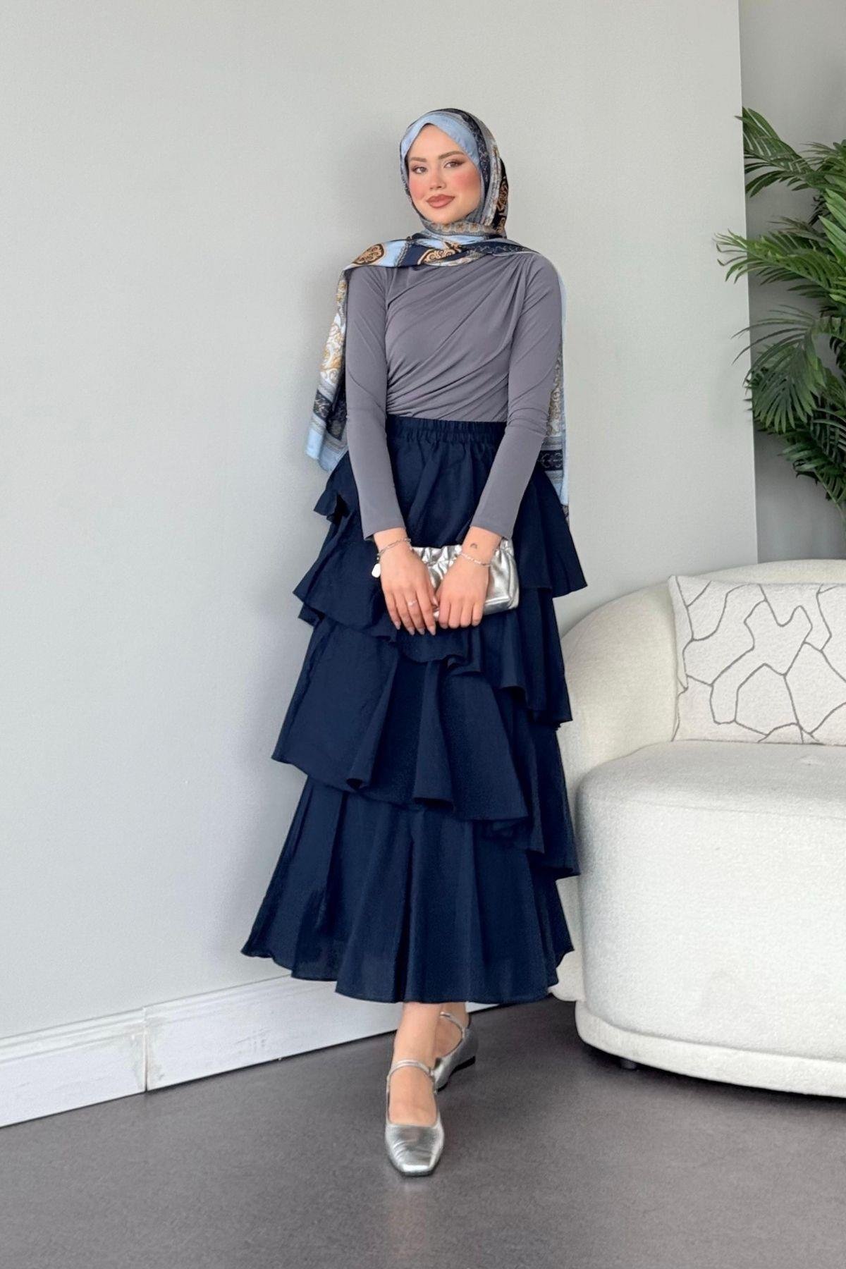 Duha Kat Kat Etek Lacivert, Fiyatları 