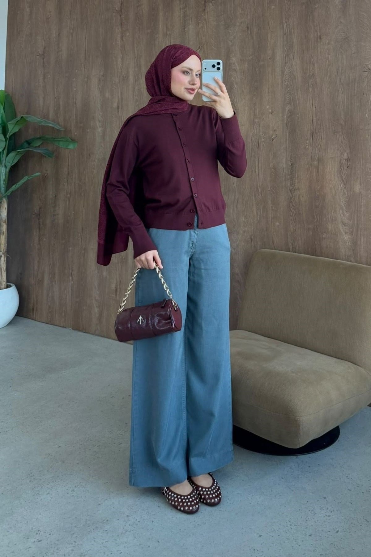 Elegant Corsman Hırka Bordo, Fiyatları 