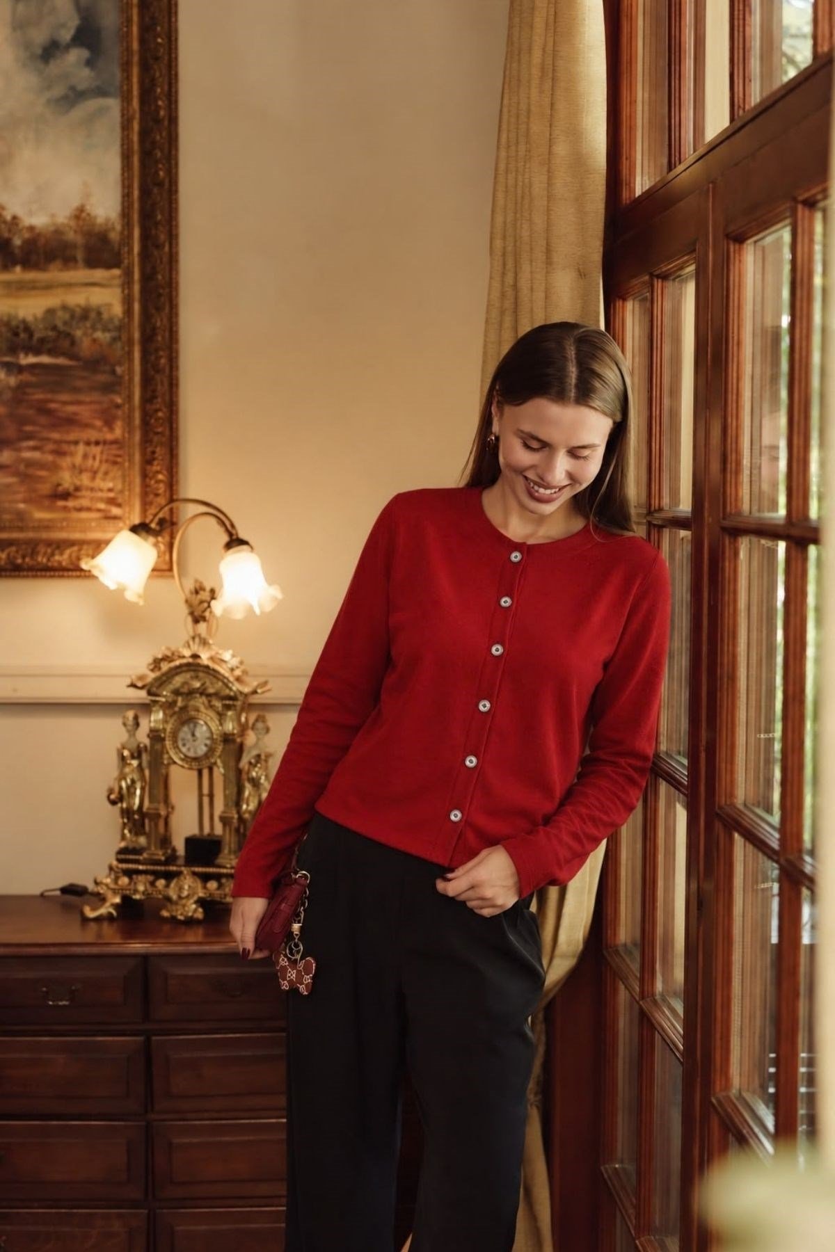 Elegant Corsman Hırka Kırmızı, Fiyatları Elegant Corsman Hırka Kırmızı| Haza Moda