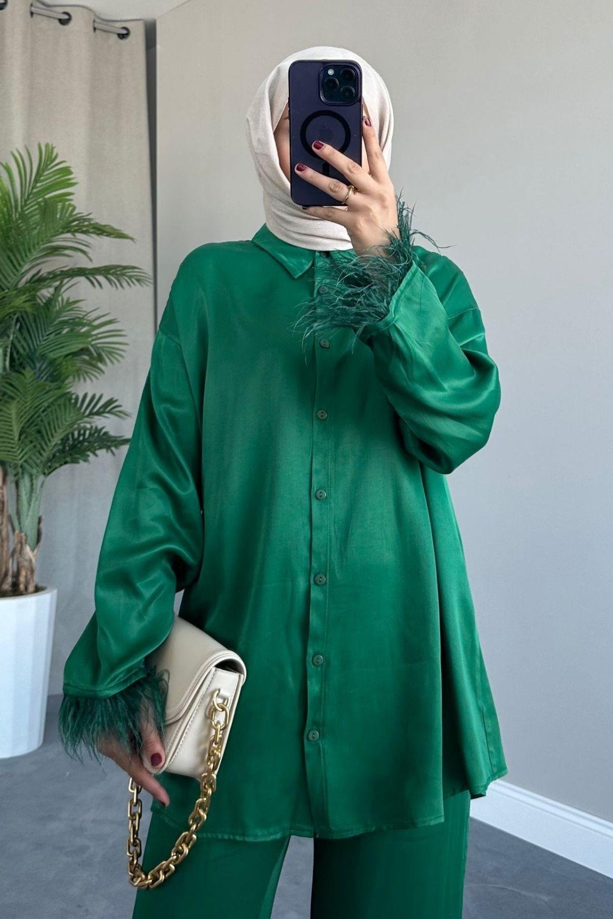 Elena Saten Takım Yeşil, Fiyatları 