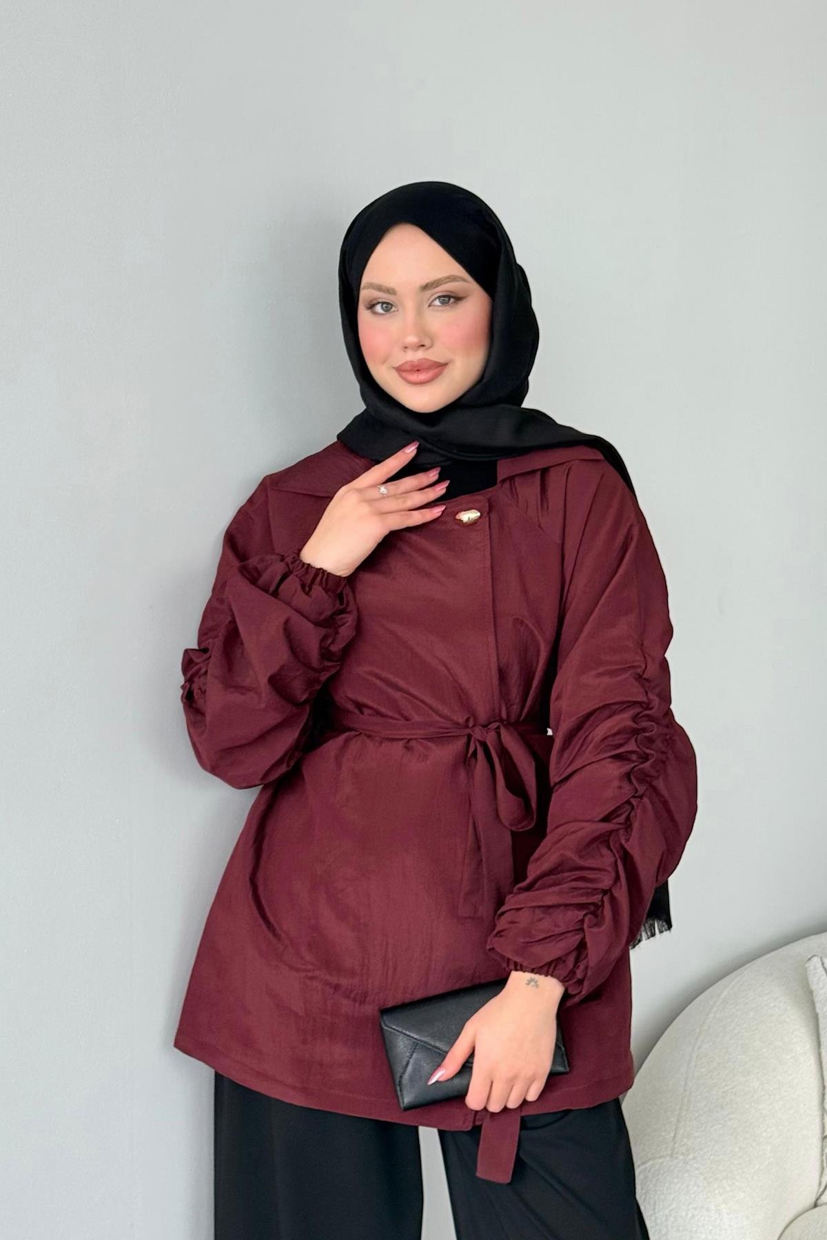 Elenor Ceket Bordo , Fiyatları 