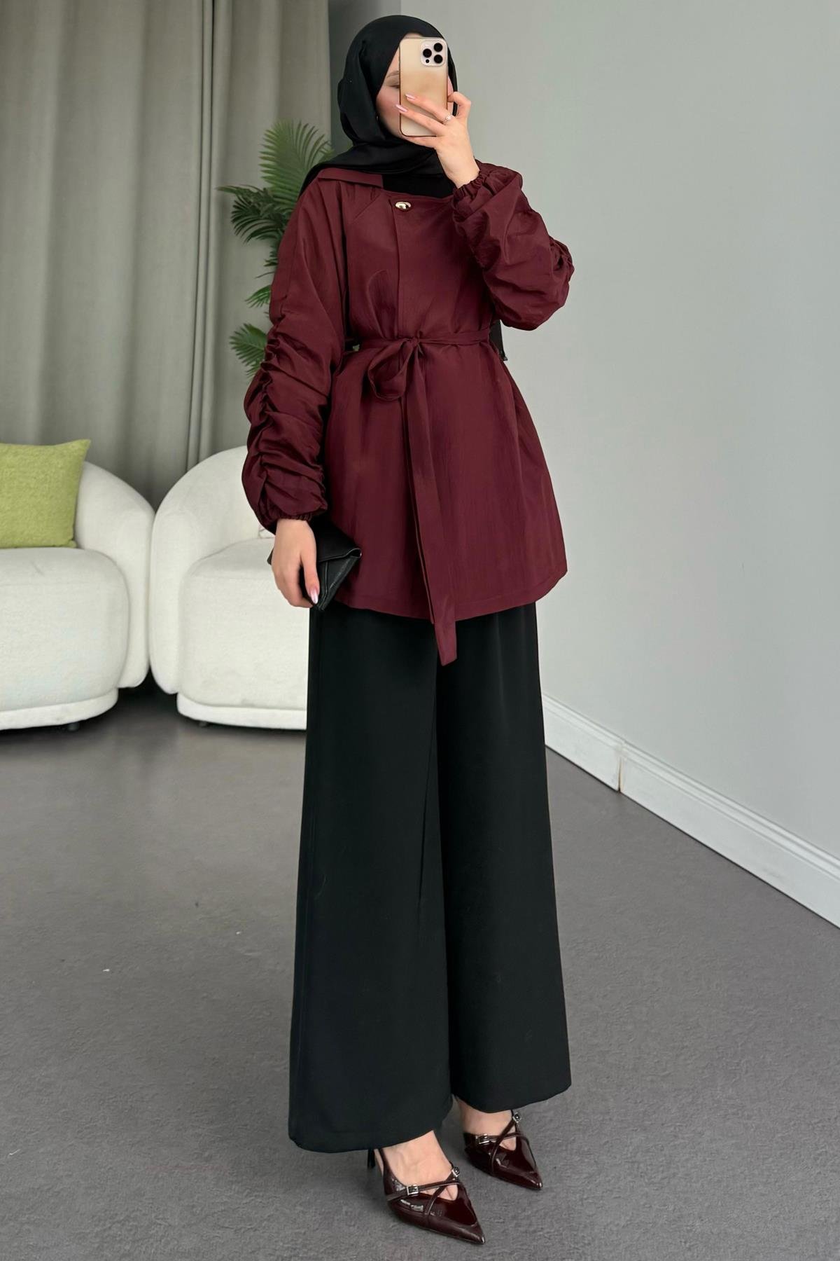 Elenor Ceket Bordo , Fiyatları 