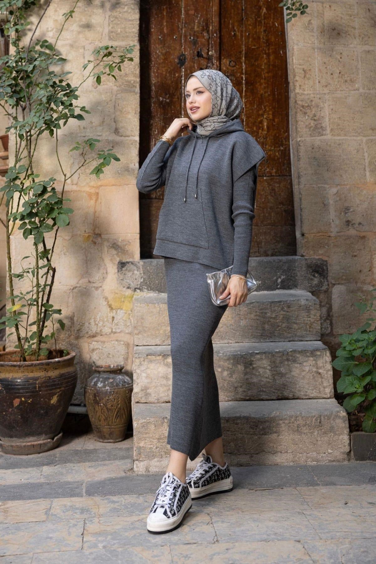 Elf Croplu Elbise Füme, Fiyatları Elf Croplu Elbise Füme- Haza Moda
