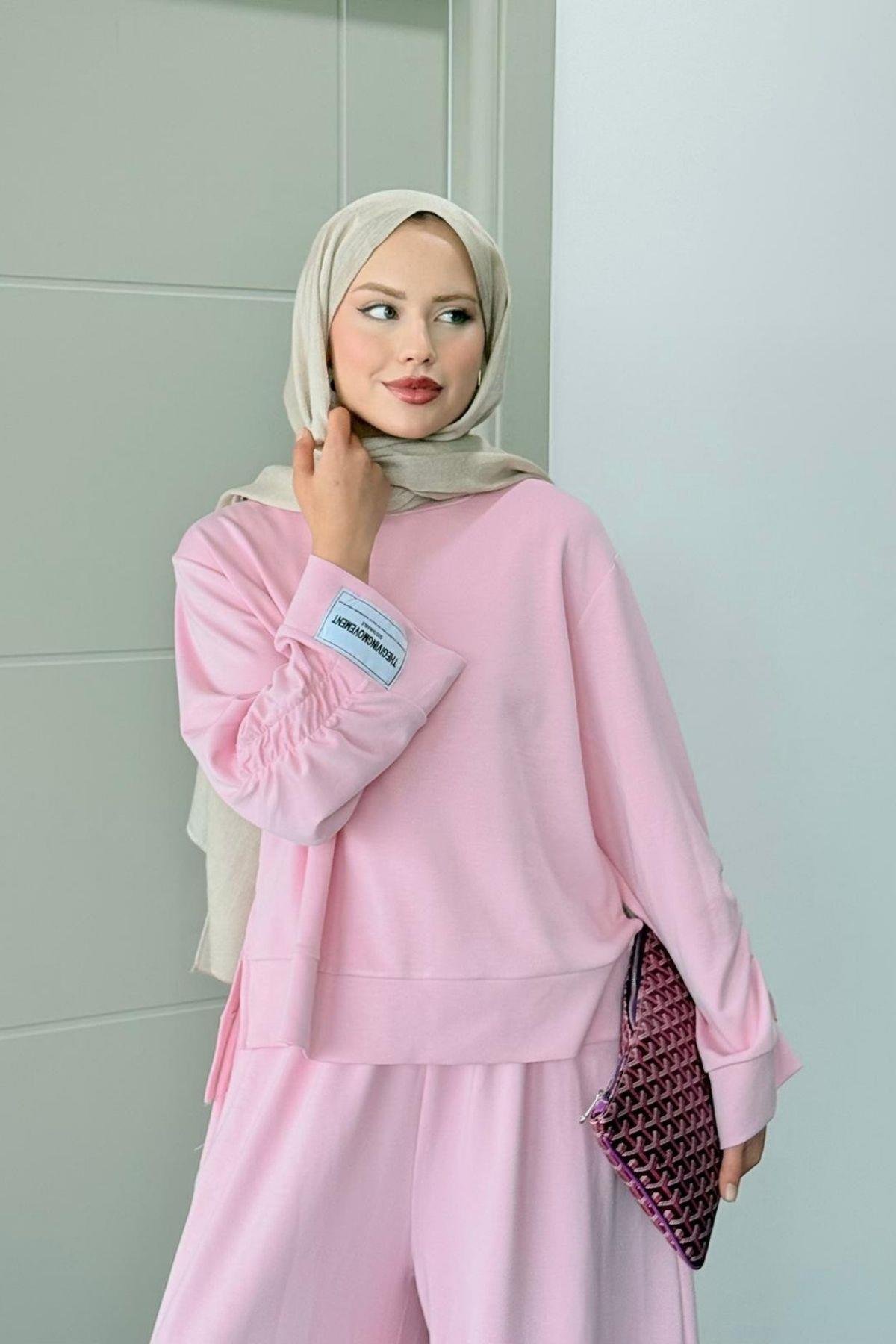 Elvador Pamuklu Takım Pembe, Fiyatları Elvador Pamuklu Takım Pembe- Haza Moda 