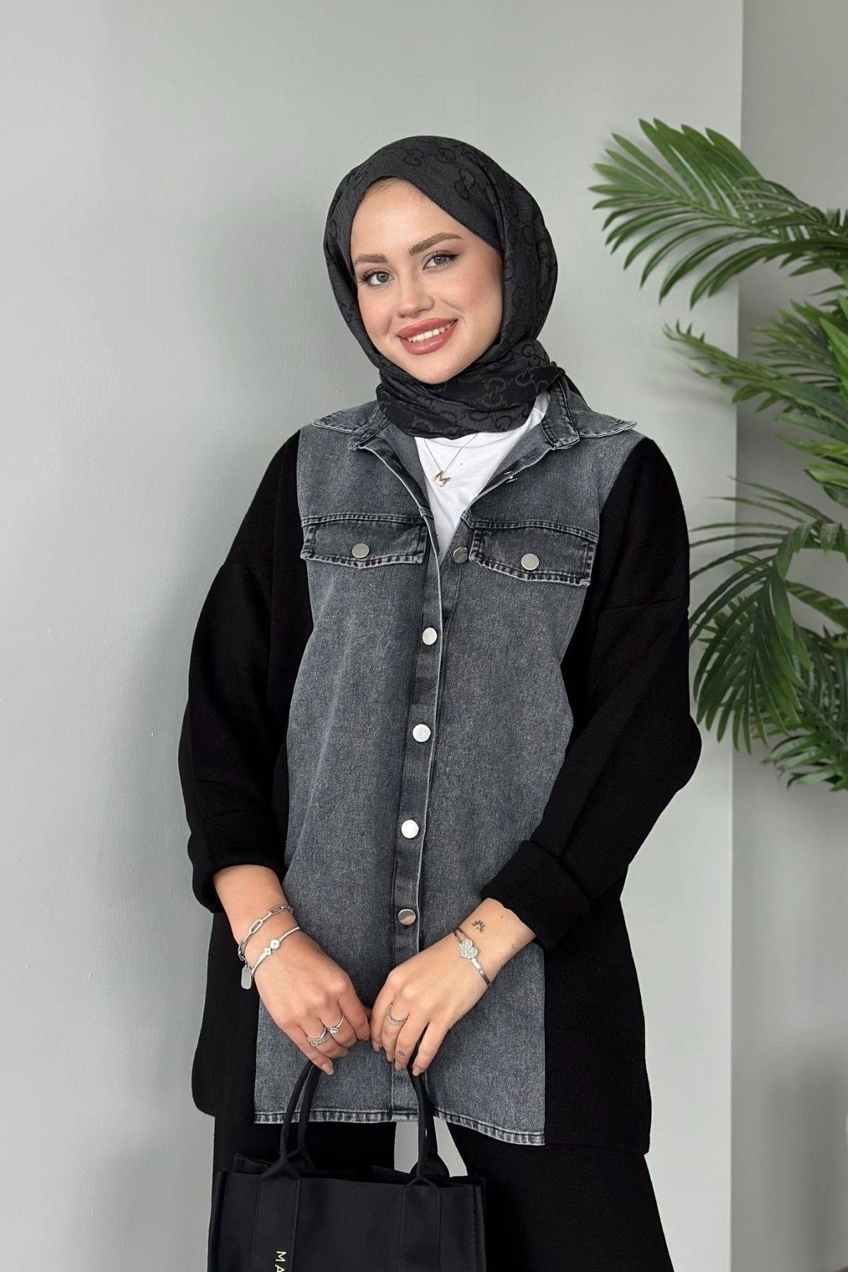 Emily Kotlu Triko Takım Siyah, Fiyatları 