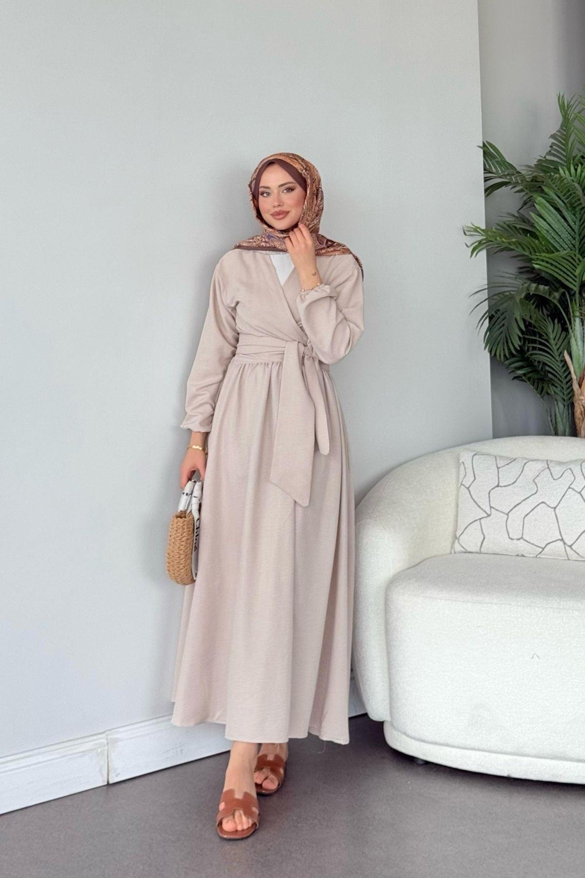 Emmar Etekli Takım Bej, Fiyatları Emmar Etekli Takım Bej- Haza Moda 