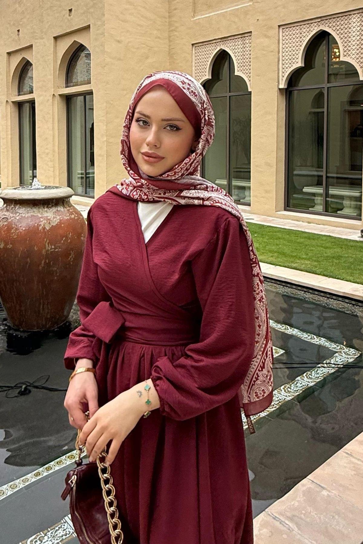 Emmar Etekli Takım Bordo, Fiyatları Emmar Etekli Takım Bordo- Haza Moda 