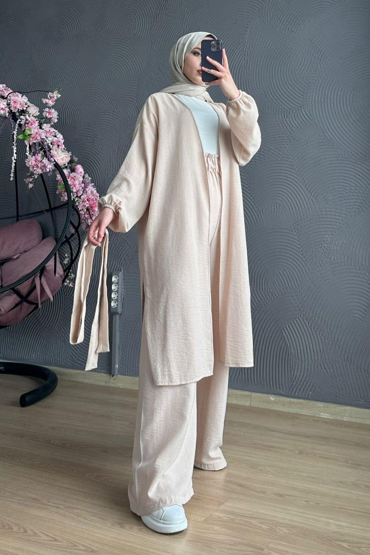 Eva Kimono Takım Bej, Fiyatları 