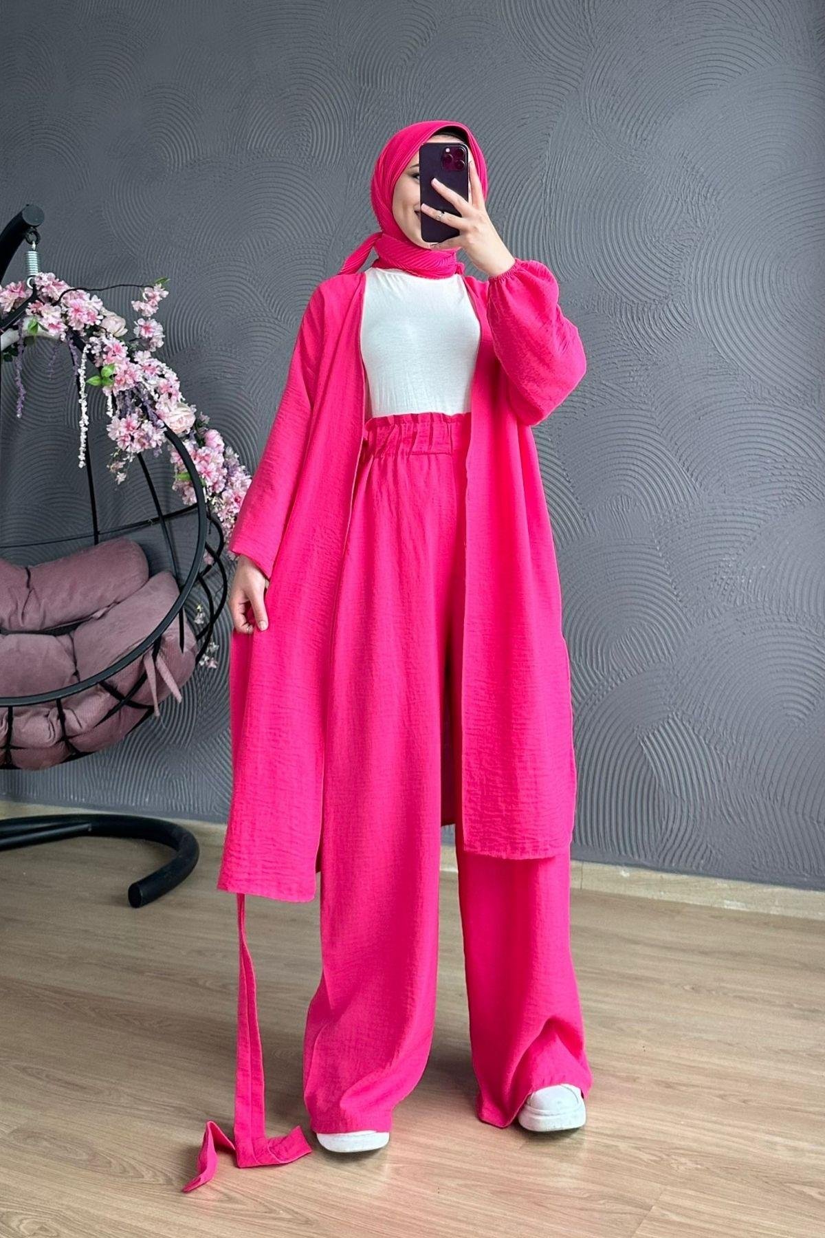 Eva Kimono Takım Fuşya, Fiyatları 