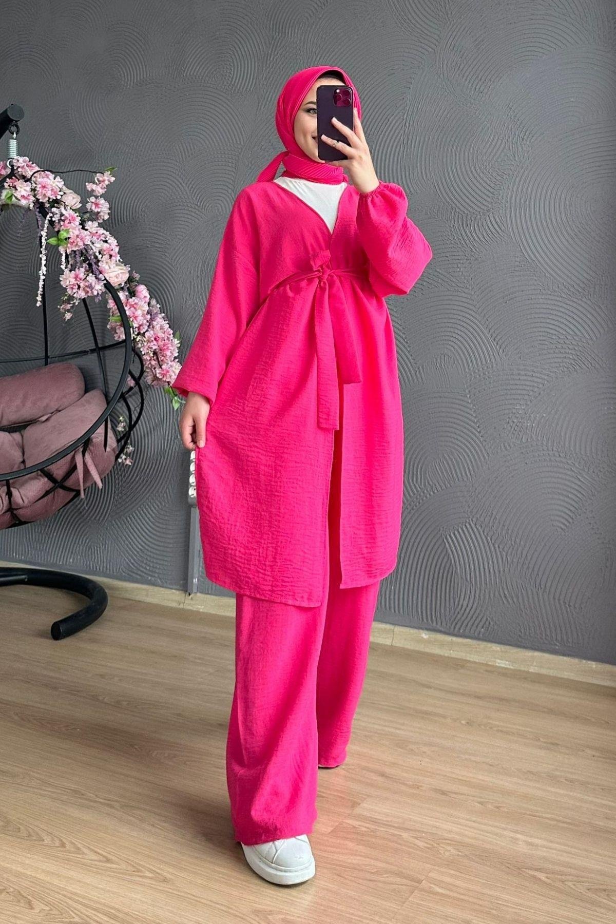 Eva Kimono Takım Fuşya, Fiyatları 