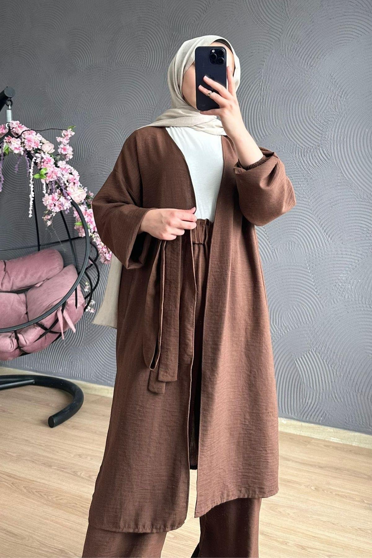 Eva Kimono Takım Kahve, Fiyatları 