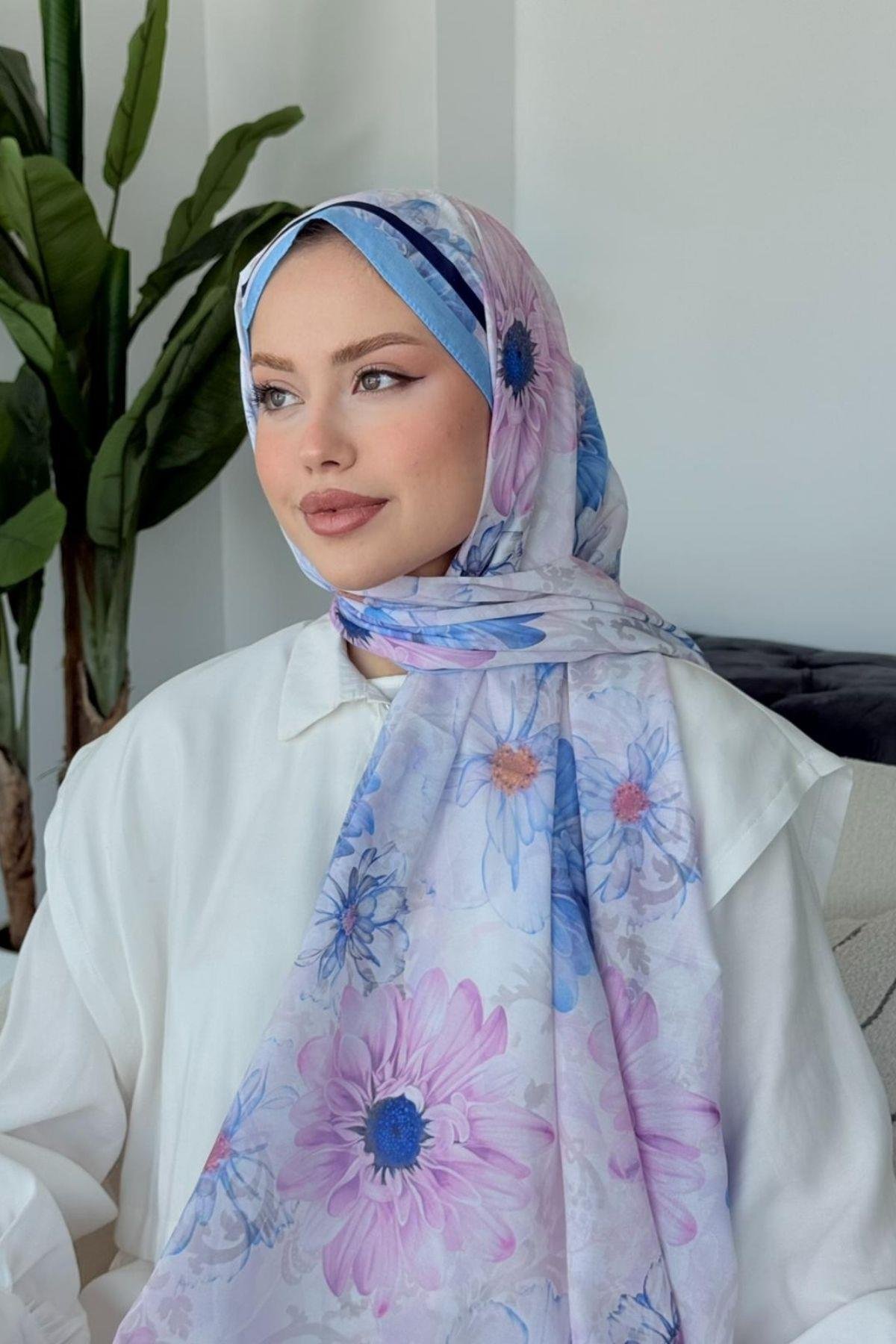 Evcen Dijital Şal Bebe Mavi, Fiyatları Evcen Dijital Şal Bebe Mavi- Haza Moda 